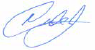 Dale Lintner, Jr. signature